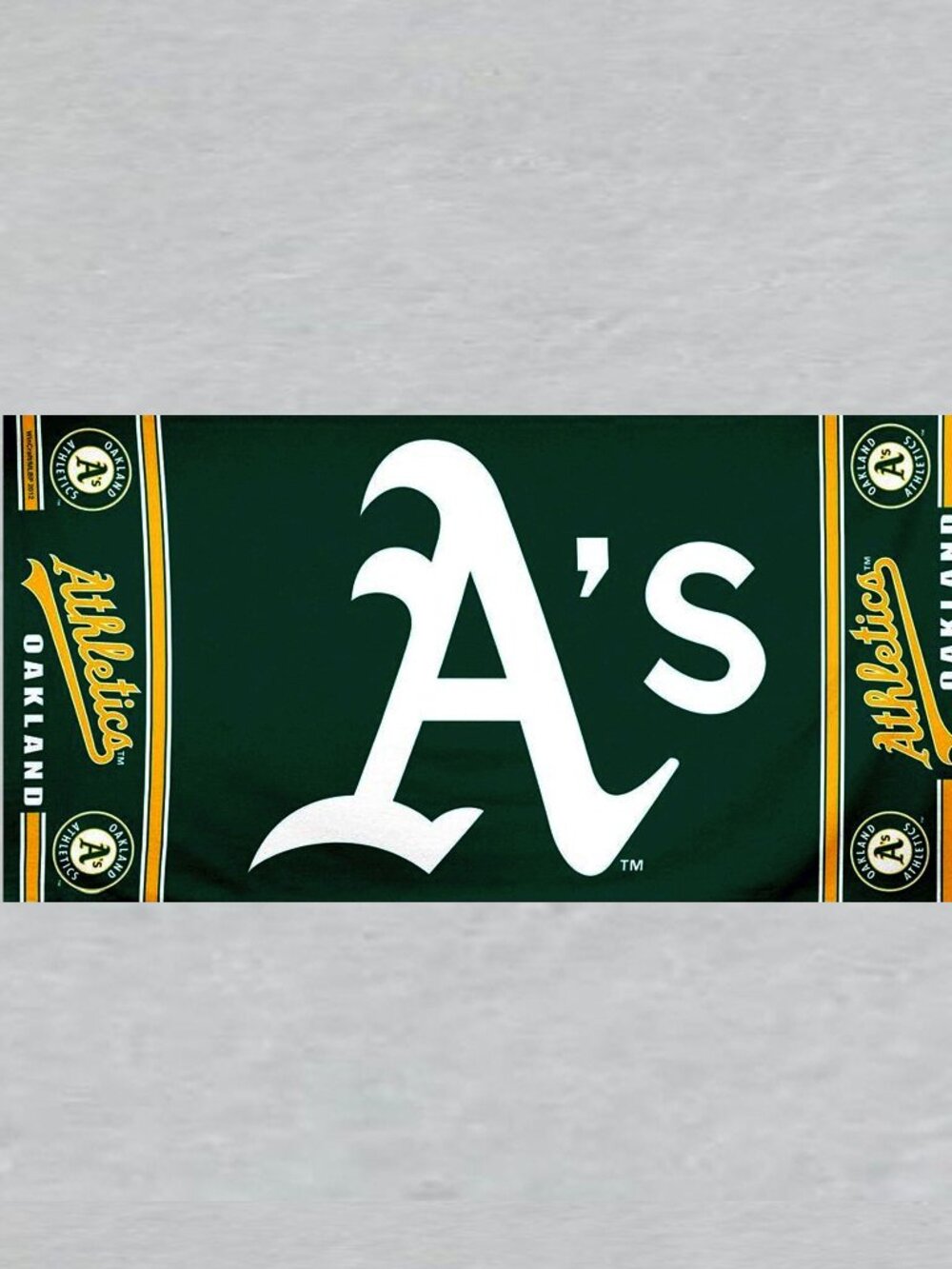 Oakland A'S Beach Towel Measures 30 x 60 in